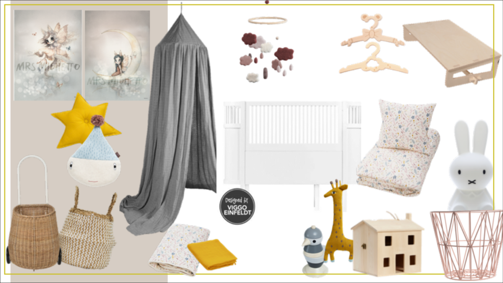 mood board Marlowe's nursery