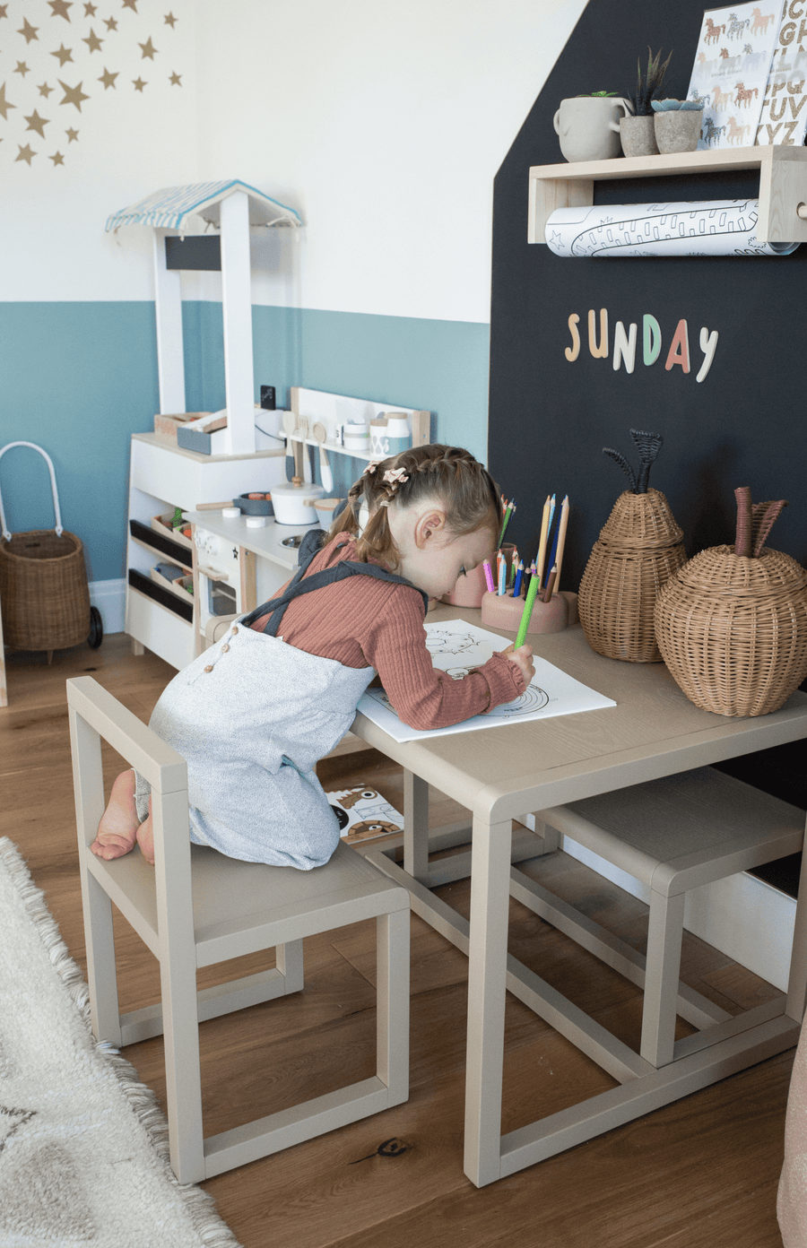 ferm LIVING Little Architect Chair - Cashmere