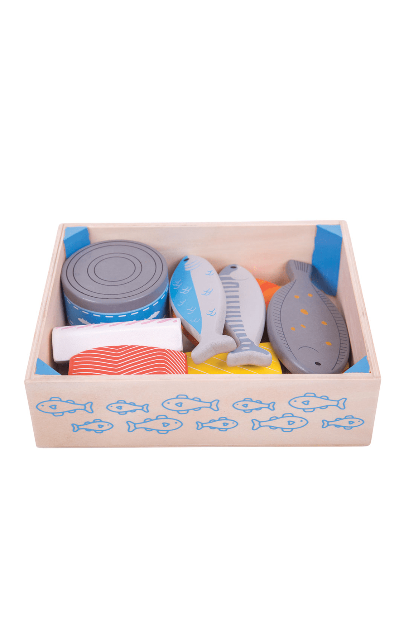 BigJigs Wooden Play Food - Seafood Crate