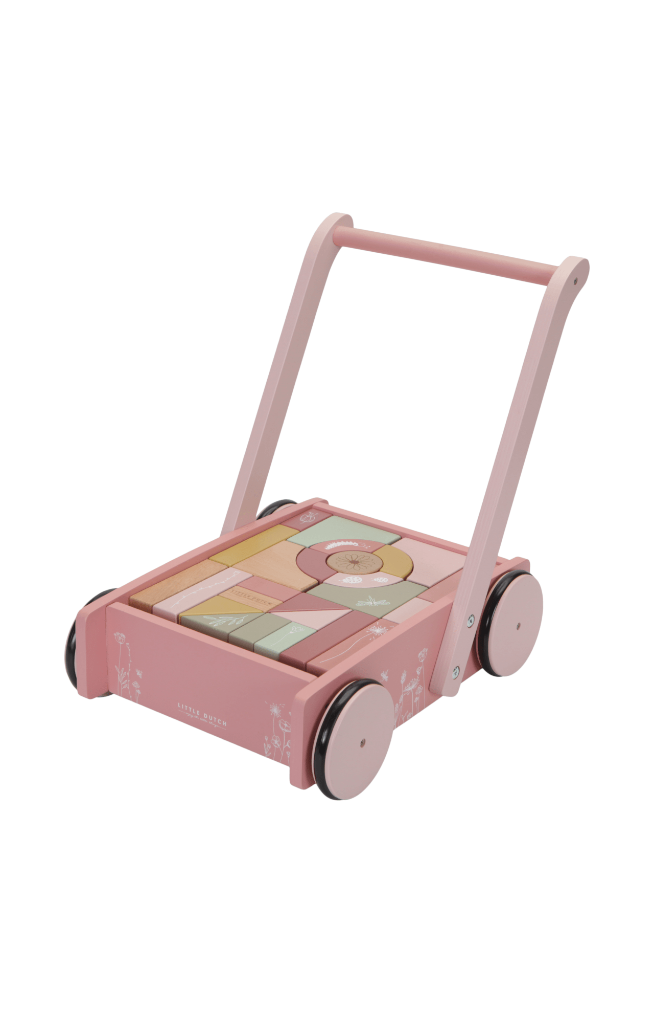Little Dutch Block Trolley - Flowers