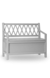 Cam Cam Copenhagen Harlequin Kids Storage Bench - Grey