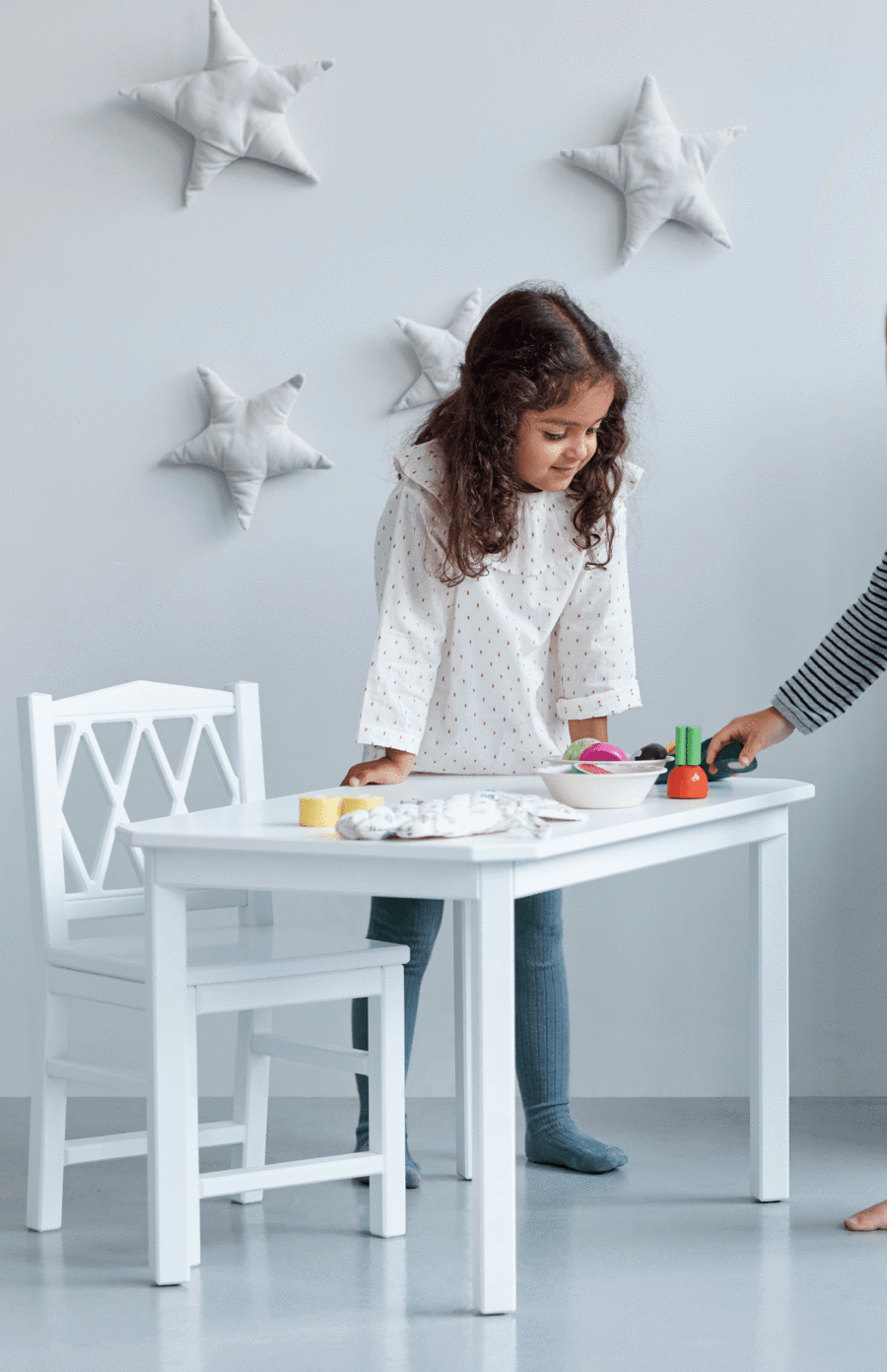 Cam Cam Copenhagen Harlequin Kids Chair - White