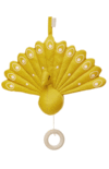 Cam Cam Copenhagen Peacock Musical Mobile - Mustard
