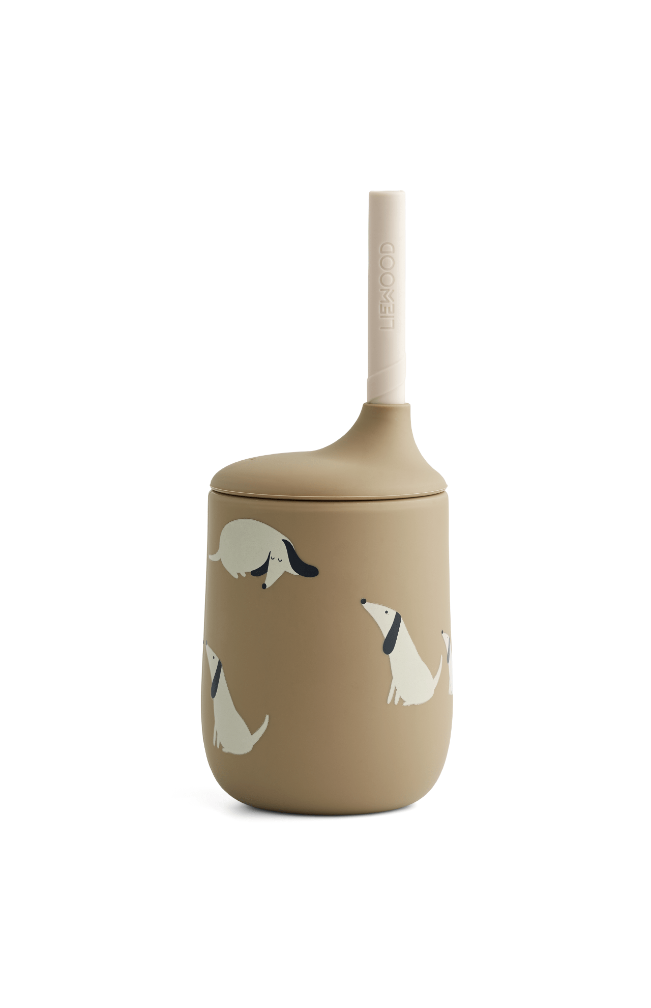 Liewood Ellis Sippy Cup - Dog/Oat Mix