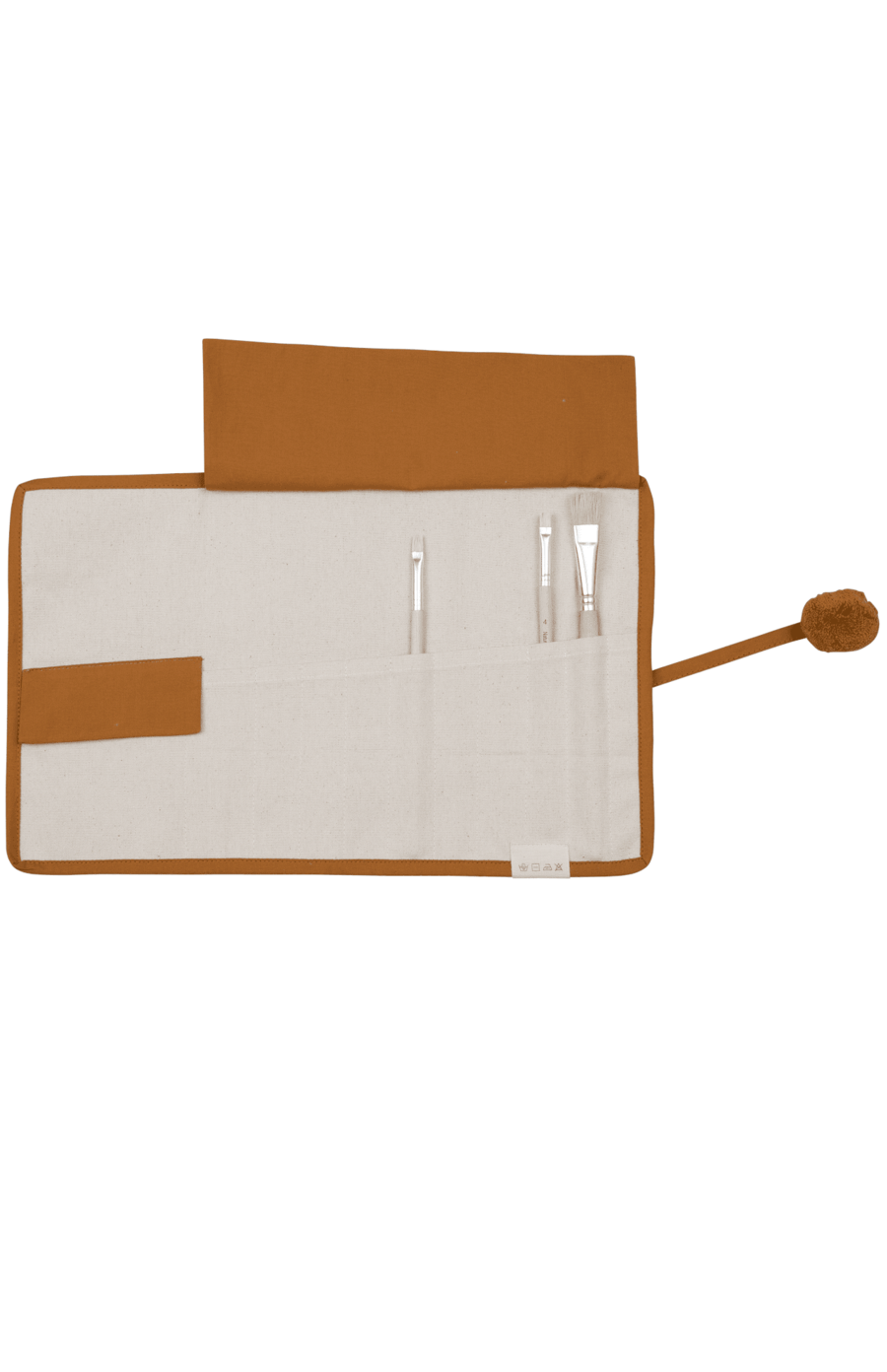 Fabelab Roll Up Pencil Case Bear Ochre