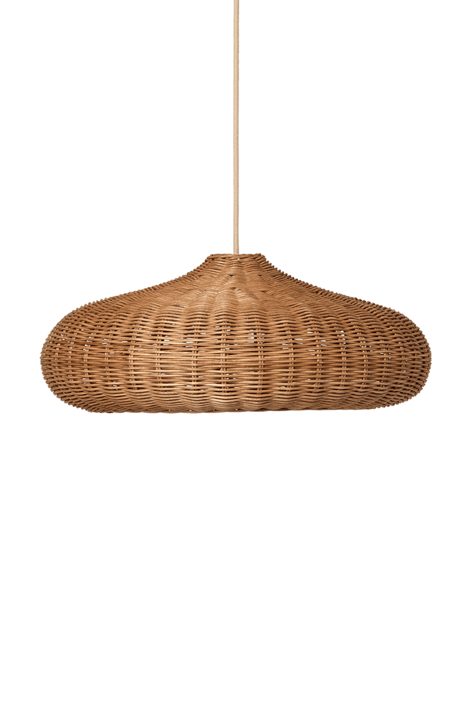 ferm LIVING Braided Disc Lampshade - Natural