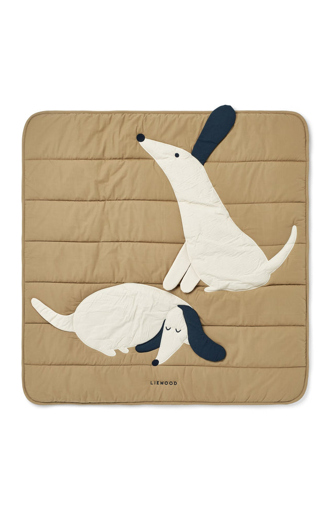 Liewood Glenn Activity Blanket - Dog/Oat Mix