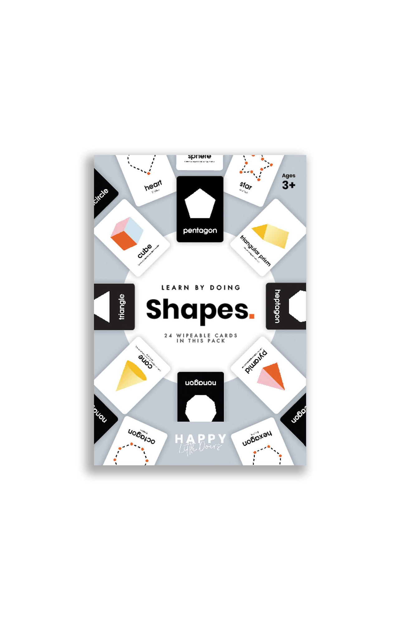 Happy Little Doers Learn Shapes Flashcards