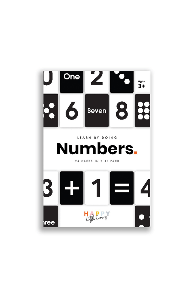 Happy Little Doers - Learn Numbers Flashcards