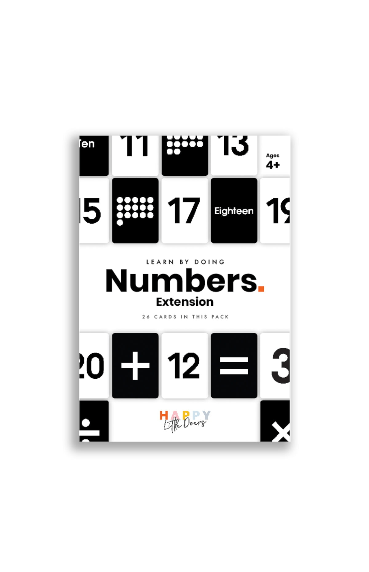 Happy Little Doers Learn Numbers Flashcards -  Extension Pack