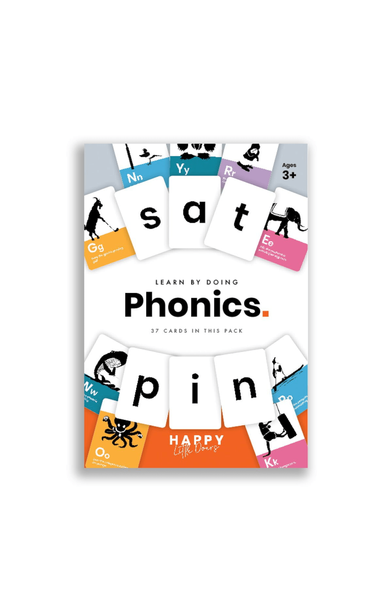 Happy Little Doers Learn Phonics Flashcards