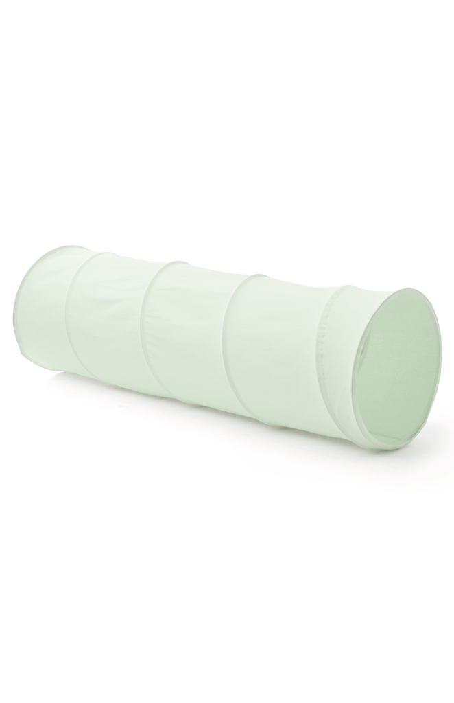 Kids Concept Cotton Play Tunnel - Light Green
