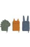 Liewood Sylvester Washcloths Pack of 3 - Dino Mix