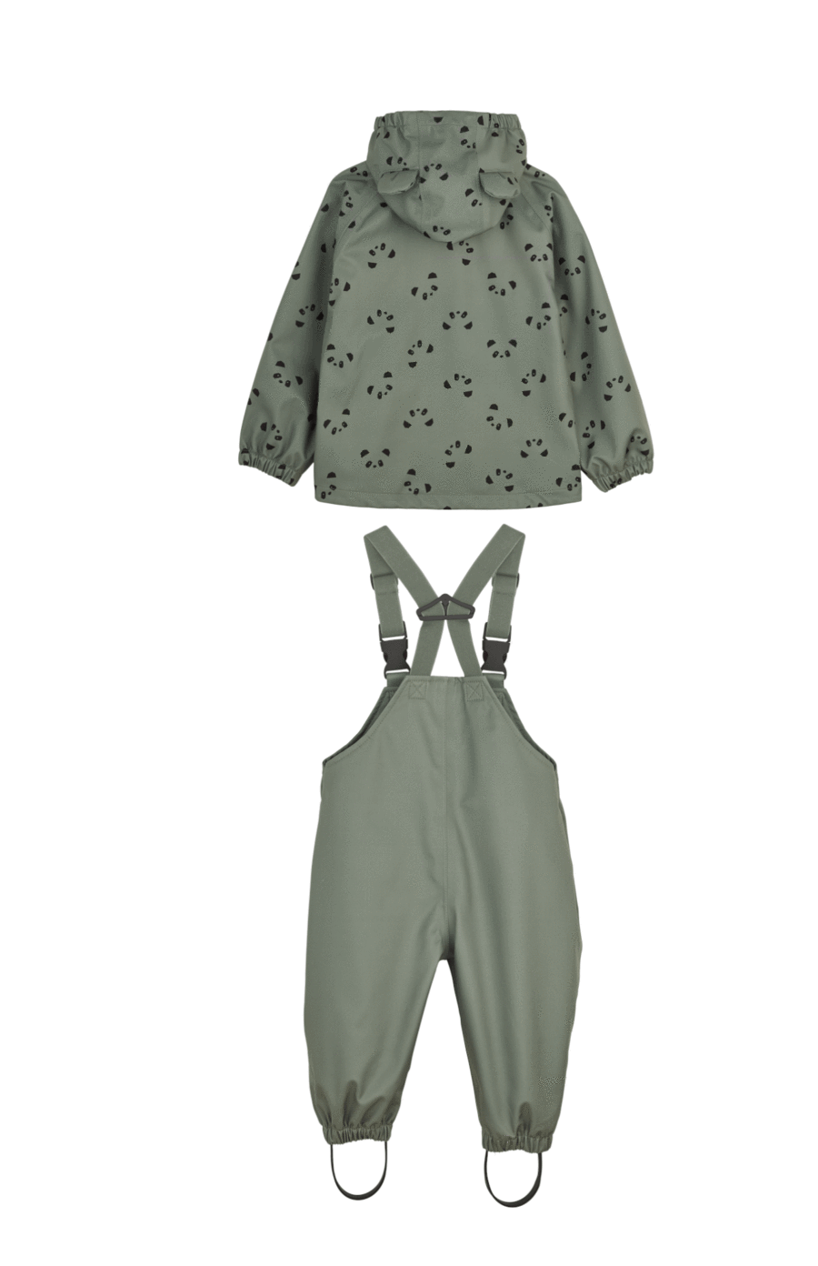 Liewood Dakota Rainwear- Panda Faune Green