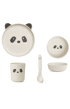 Liewood Bamboo dinner set 4 pcs - Panda