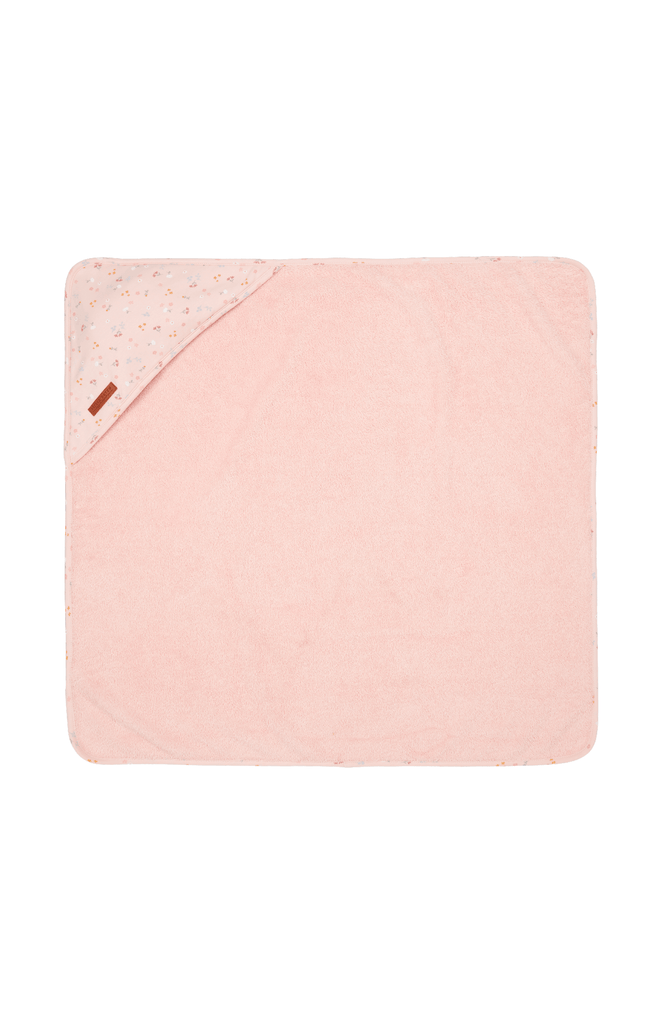 Little Dutch Hooded Towel - Little Pink Flowers