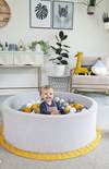 Mini Be Ball Pit - Mustard/Grey