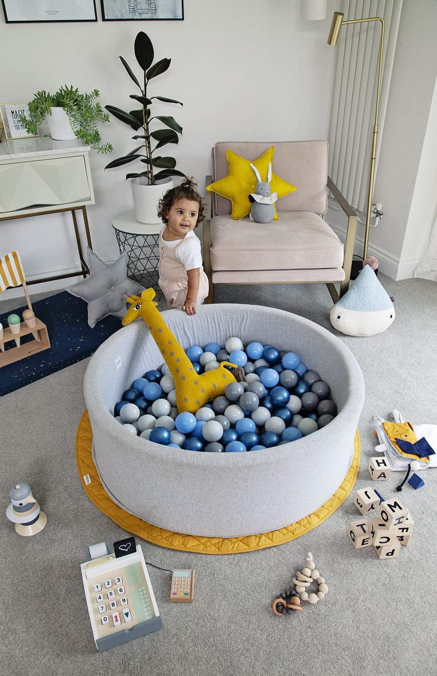 Mini Be Ball Pit - Night Blue