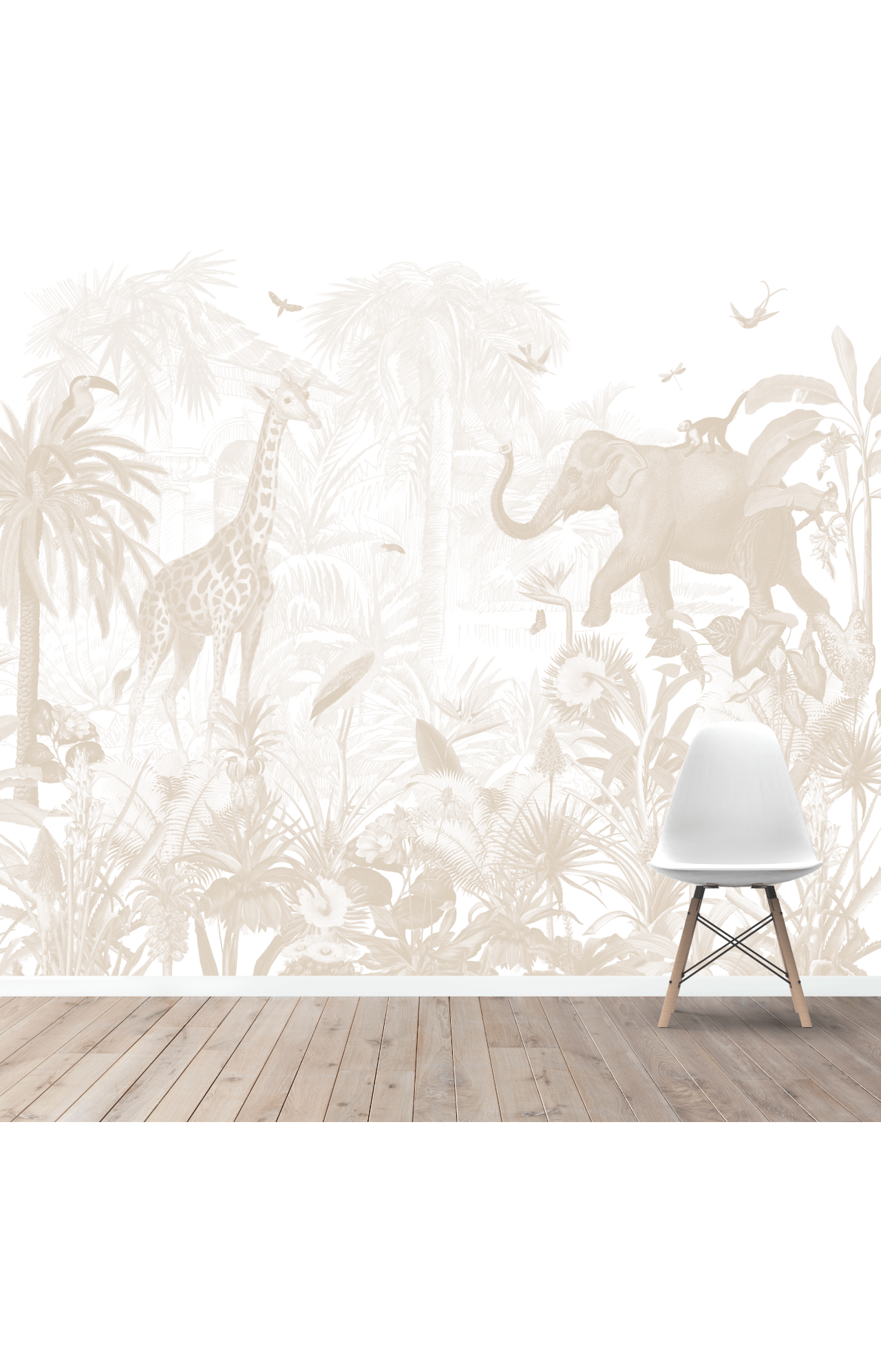 Munks + Me X Olivia Bowen Wallpaper - Magic Jungle