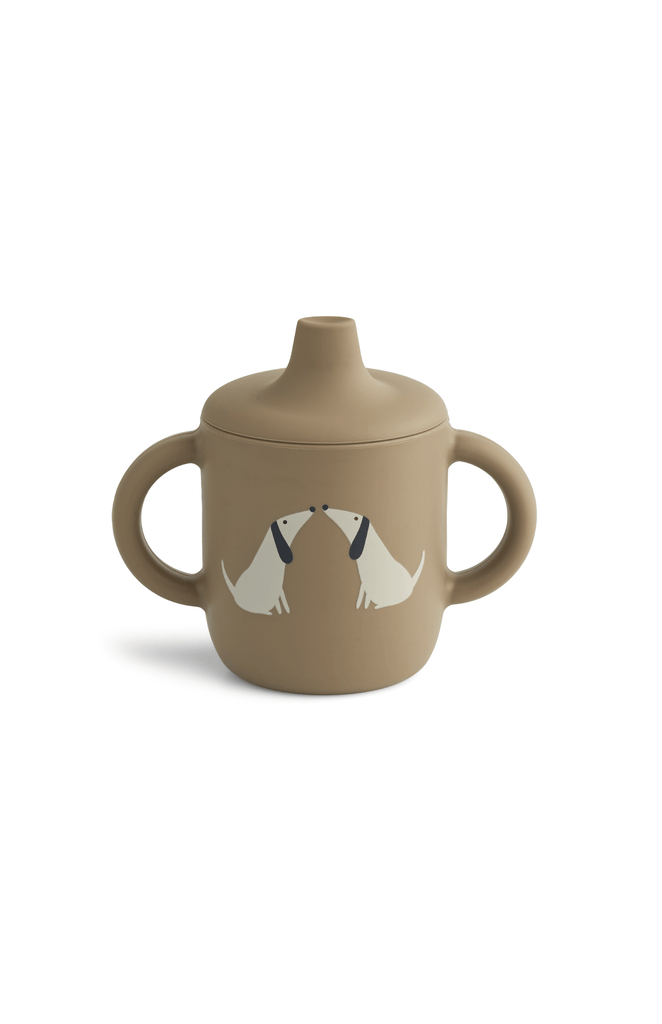 Liewood Neil Silicone Cup - Dog/Oat Mix