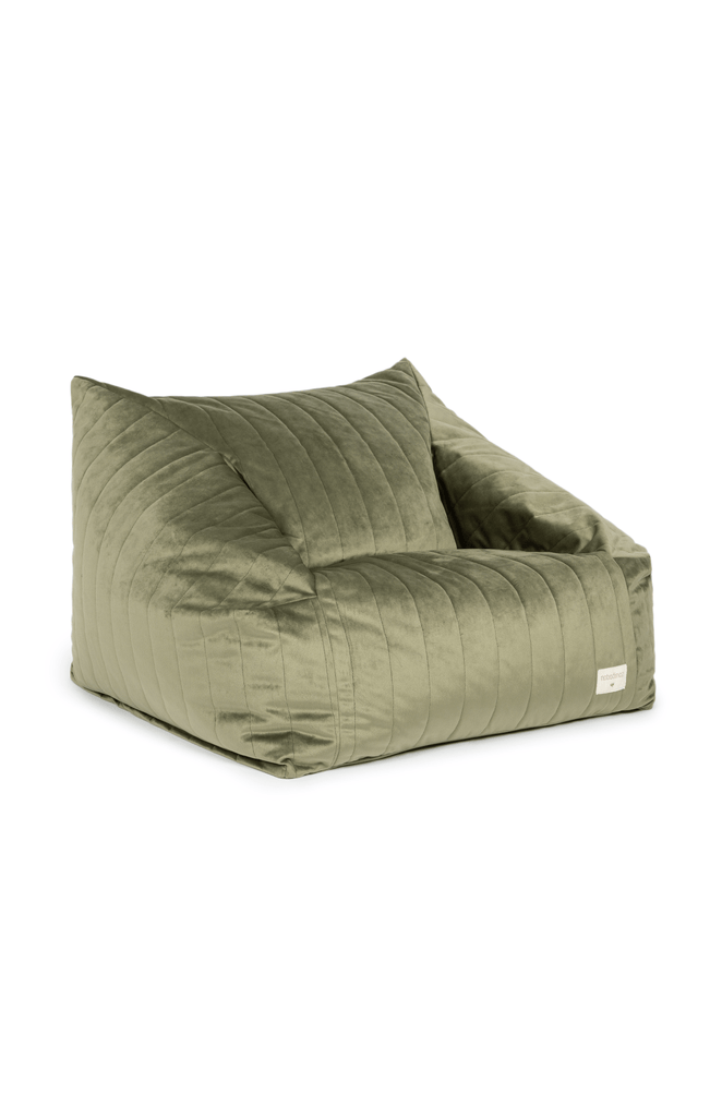 Nobodinoz Chelsea Bean Bag - Olive Green