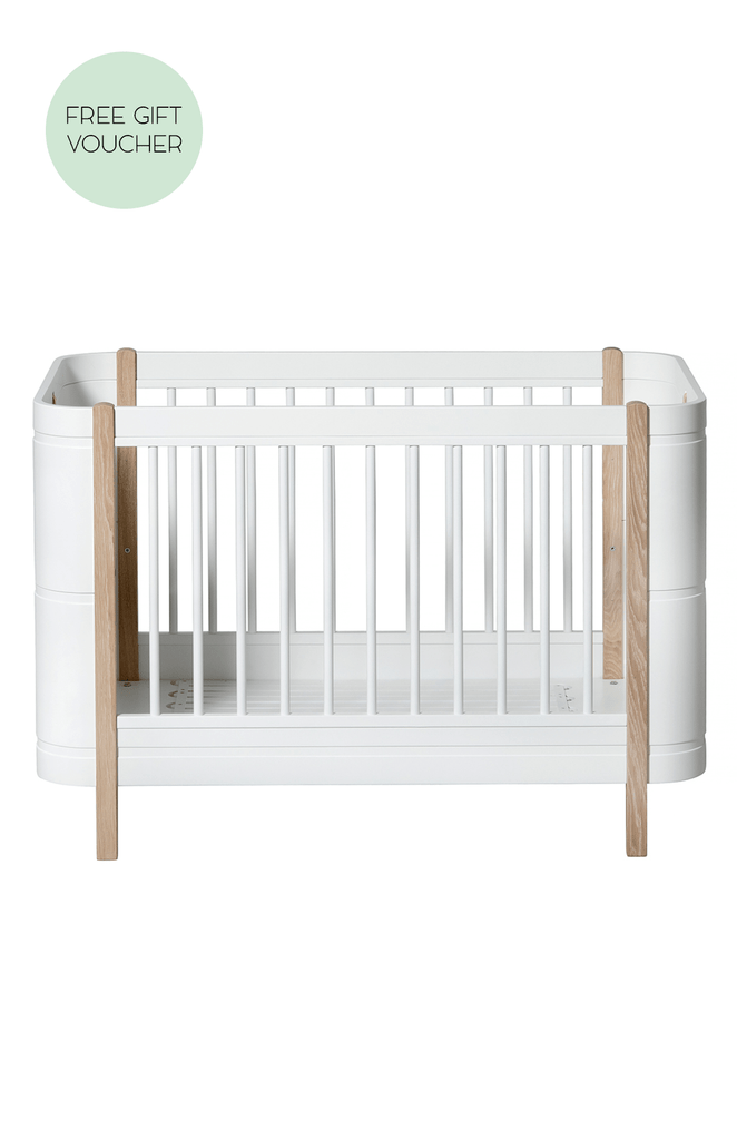Oliver Furniture Wood Mini+ Basic Cot - The Modern Nursery