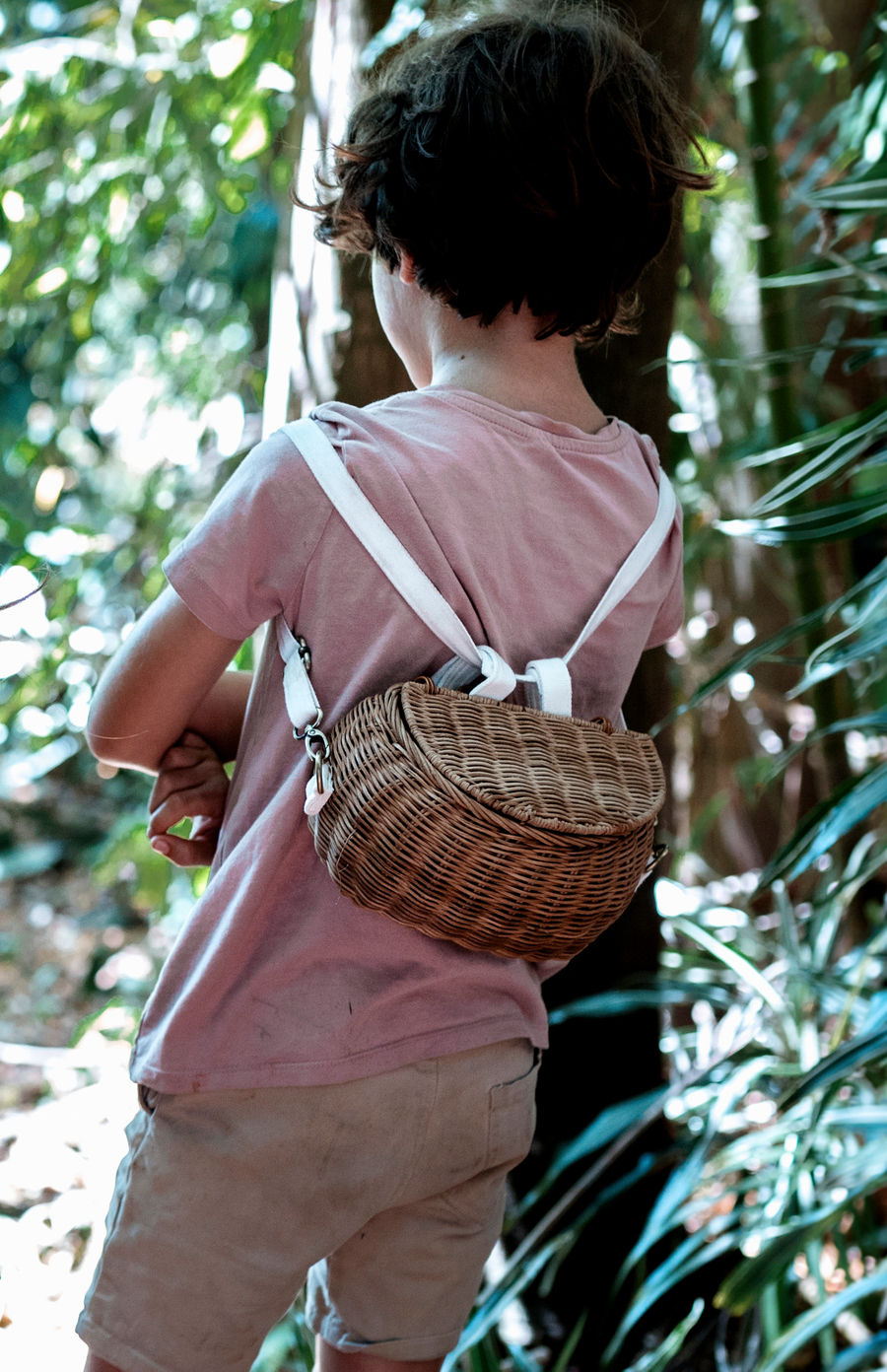 Olli Ella Mini Chari Bag - Natural