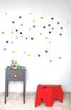 PÖM le Bonhomme Polka Dot Wall Stickers - Multicoloured