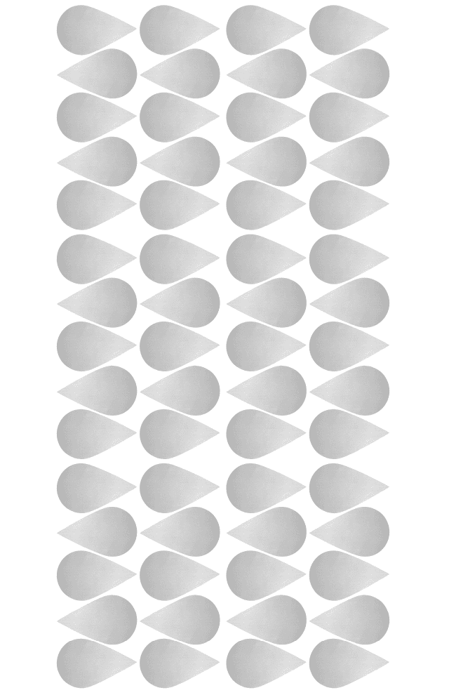 PÖM le Bonhomme Drops Wall Stickers - Silver