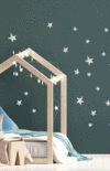 PÖM le Bonhomme Star Wall Stickers - Silver