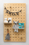 Pegboard with Shelves and Pegs - Birch Plywood
