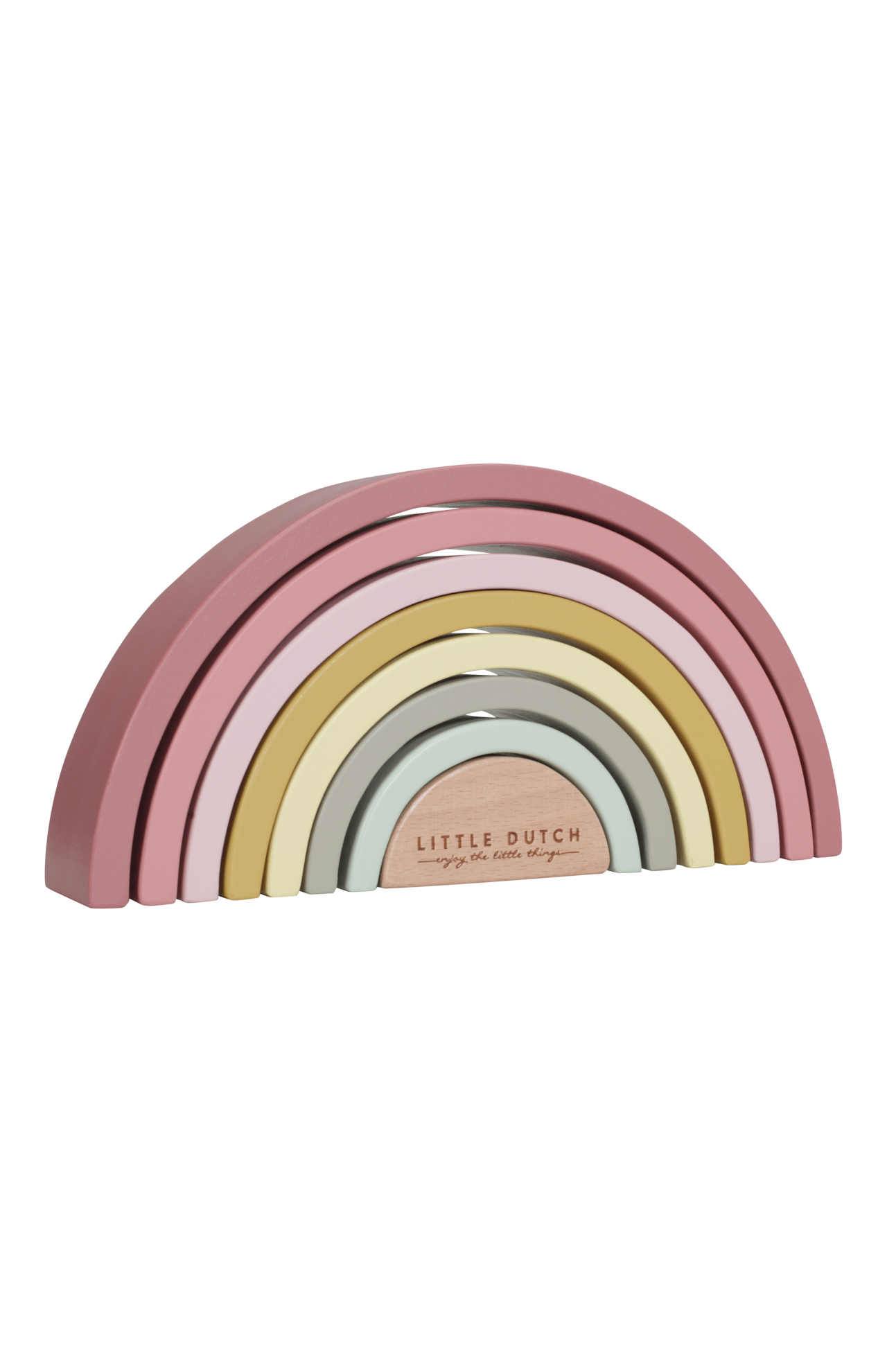 Little Dutch Rainbow Stacker - Pink