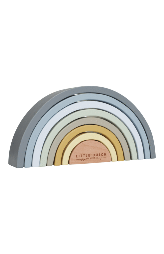 Little Dutch Rainbow Stacker - Blue