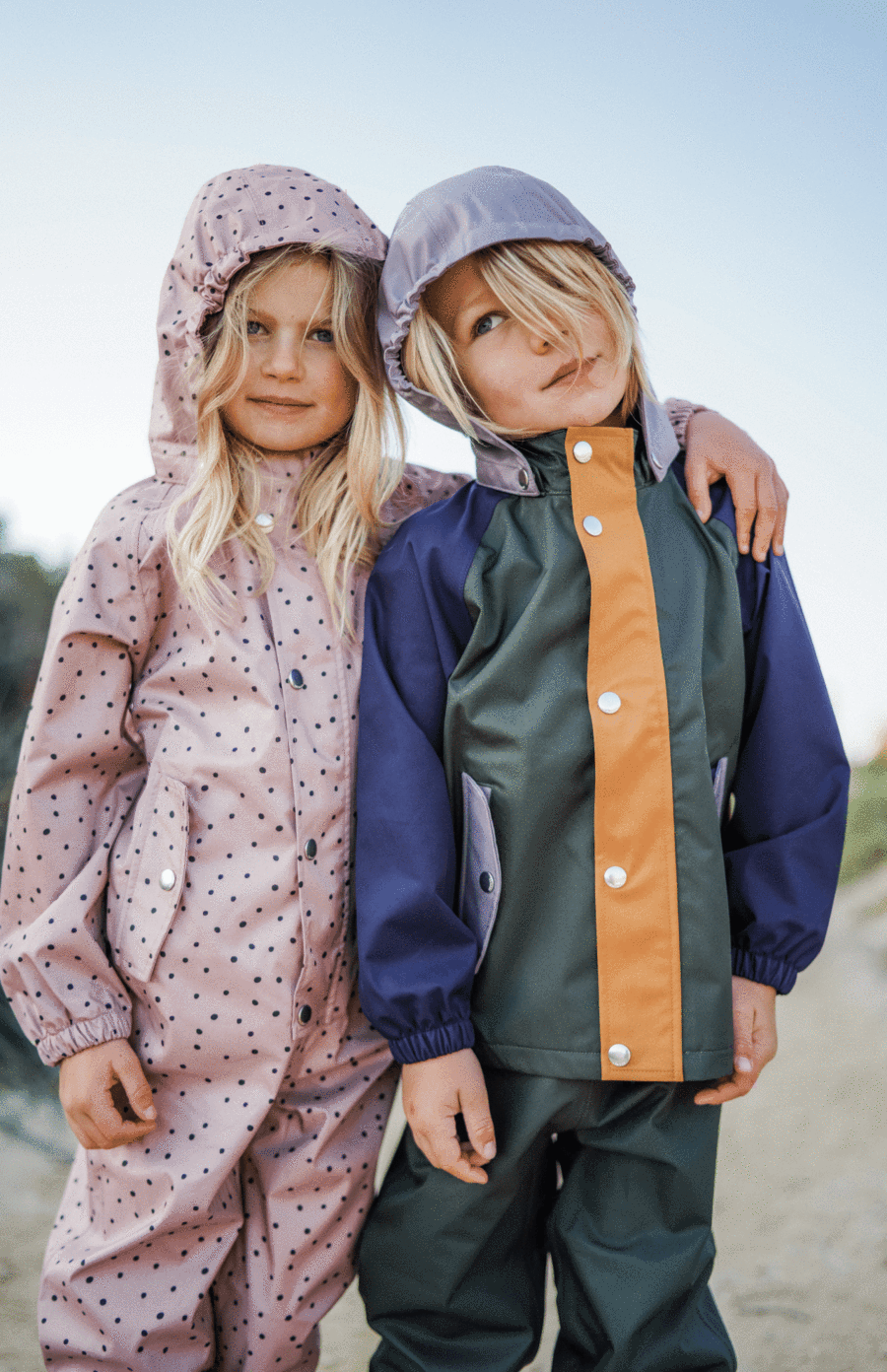 Liewood Parker Rainwear - Hunter Green Multi Mix