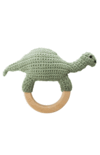 Sebra Dinosaur Crochet Rattle