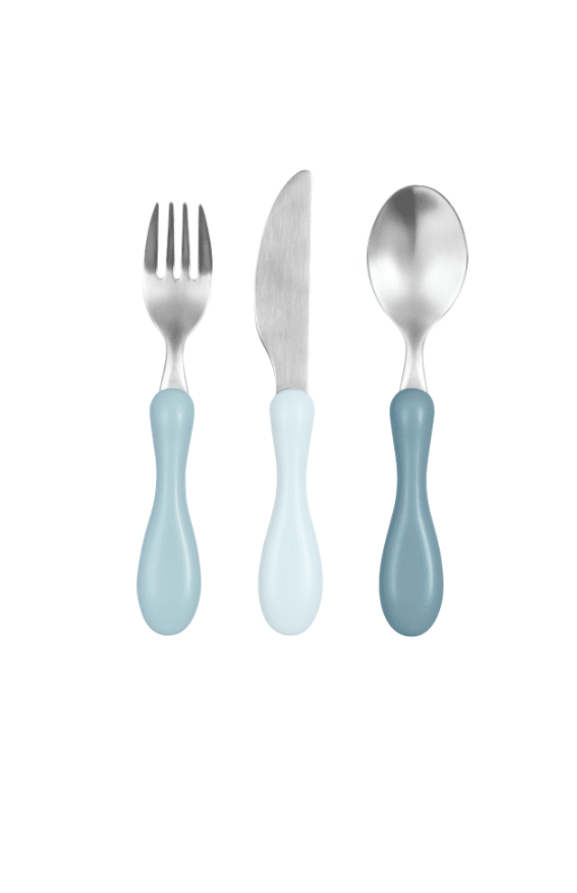 Sebra Stainless Steel Cutlery - Pastel Petrol