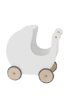 Sebra Toy Pram - White
