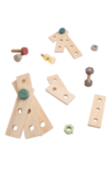 Sebra Wooden Construction Set - Warm Grey