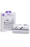 Snuz Crib Fitted Sheets (2 Pack) - Geometric Monochrome