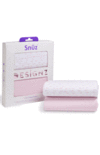 Snuz Crib Fitted Sheets (2 Pack) - Wave Rose