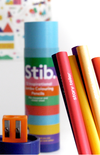 Stib Inspirational Jumbo Colouring Pencils & Stickers