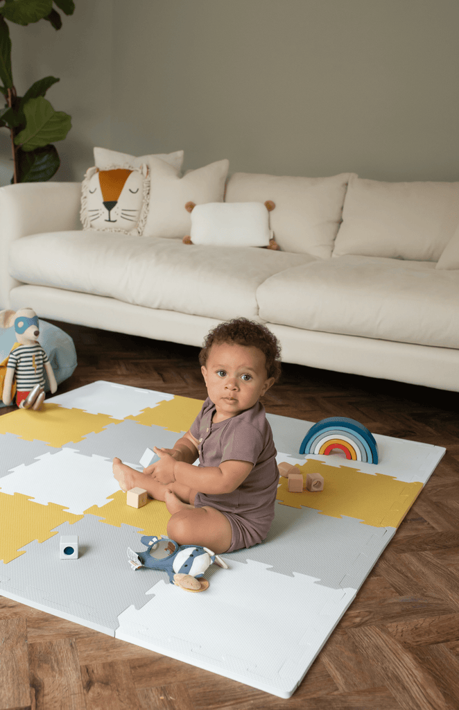 The Modern Nursery Puzzle Playmat - Mustard