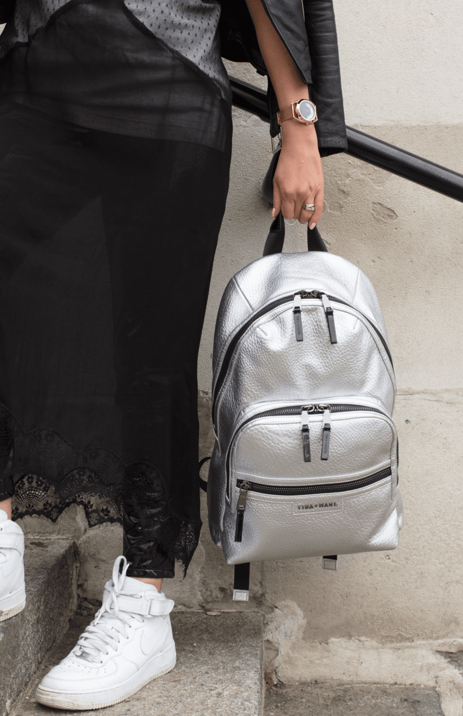 Tiba + Marl Elwood Backpack - Silver