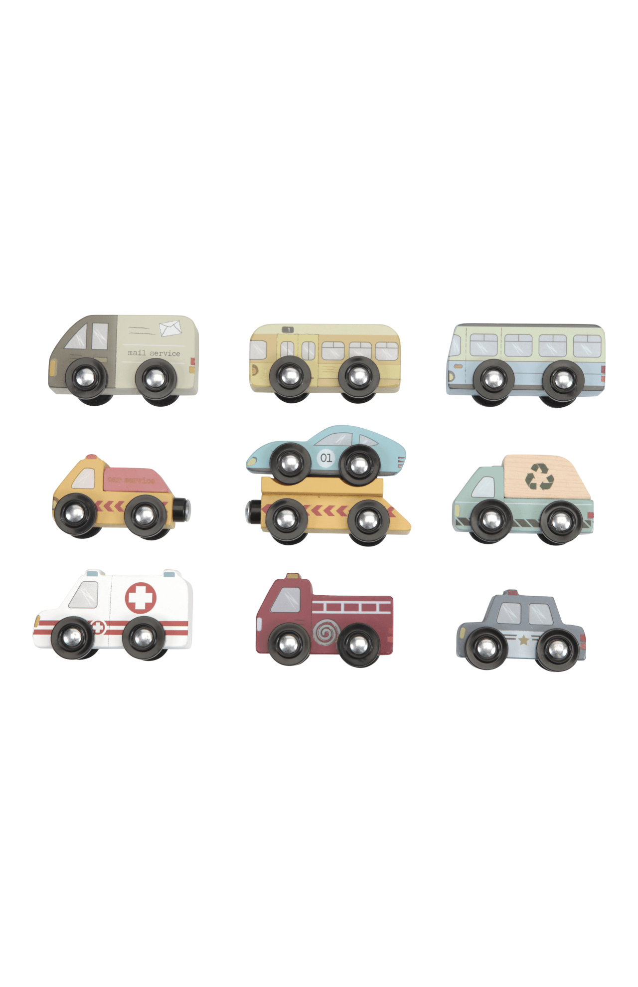 Little Dutch Railway Extension - Vehicles Set