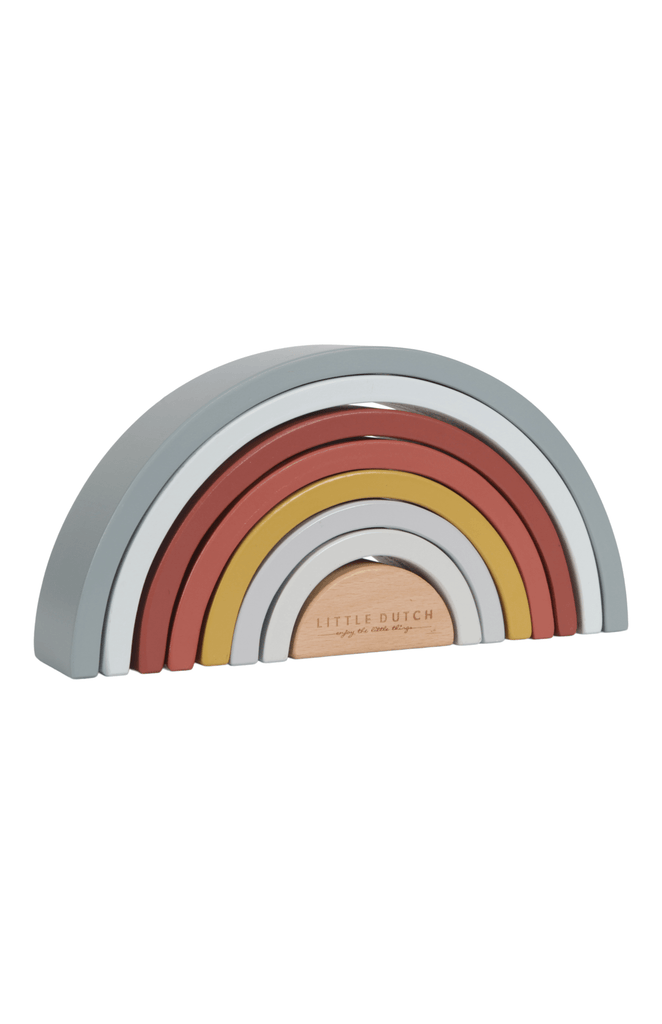 Little Dutch Rainbow Stacker - Natural