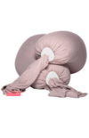 bbhugme Pregnancy Pillow - Dusty Pink/White