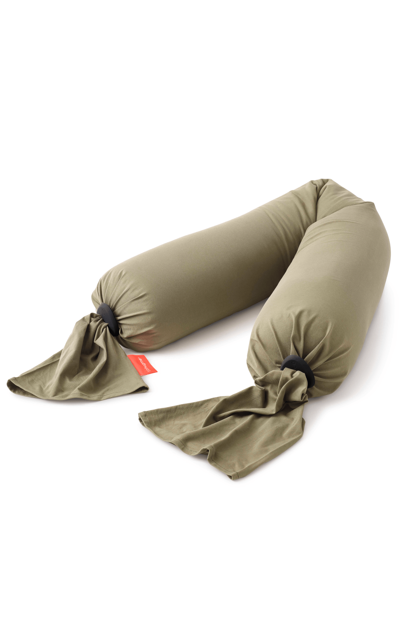 bbhugme Pregnancy Pillow - Dusty Olive/Black