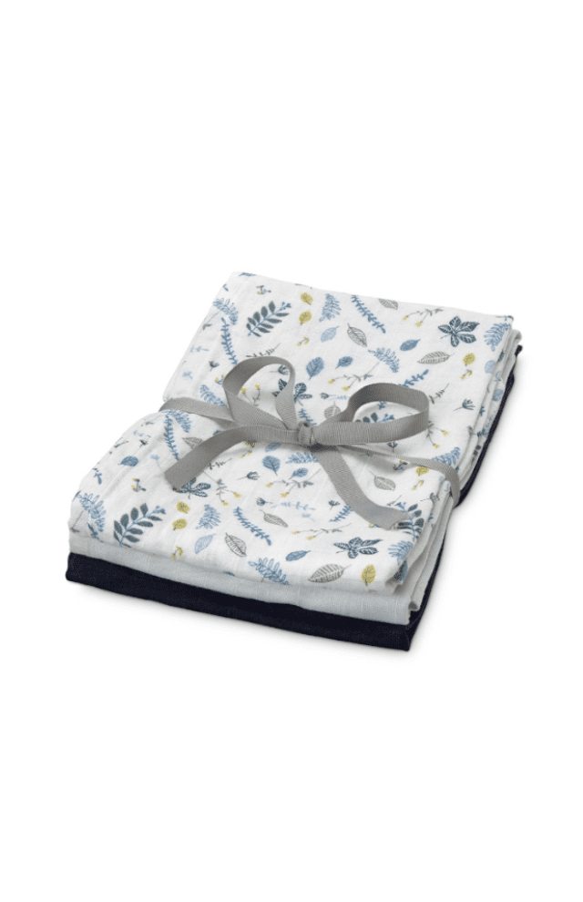 Cam Cam Copenhagen 3 Pack of Muslins - Blue Mix