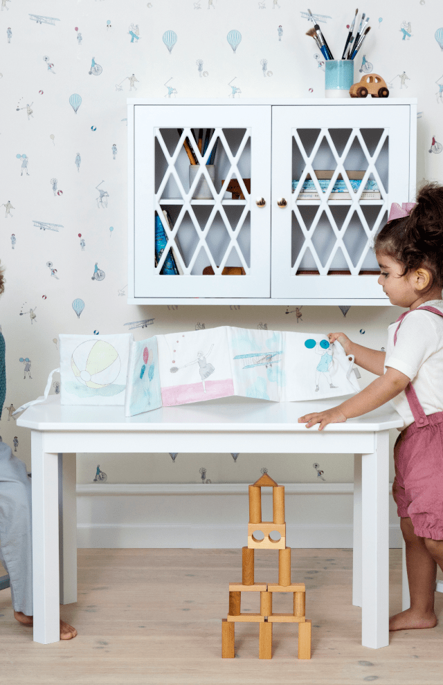 Cam Cam Copenhagen Harlequin Cabinet - White