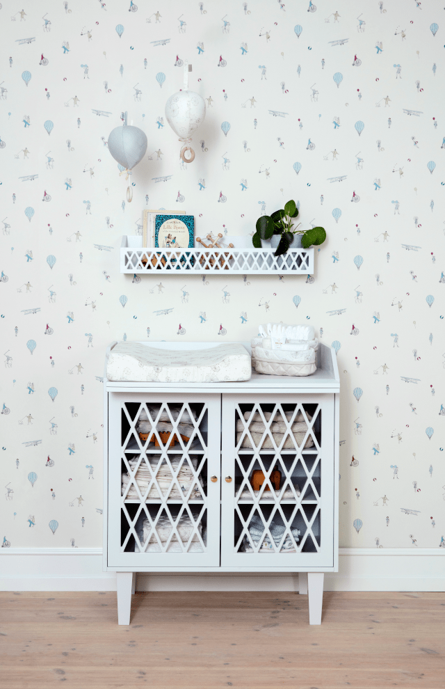 Cam Cam Copenhagen Harlequin Shelf - White